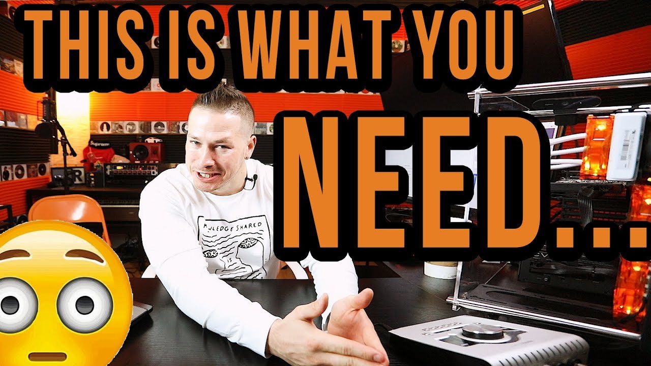THE ONLY 6 Things Rappers NEED In Their Home Studio