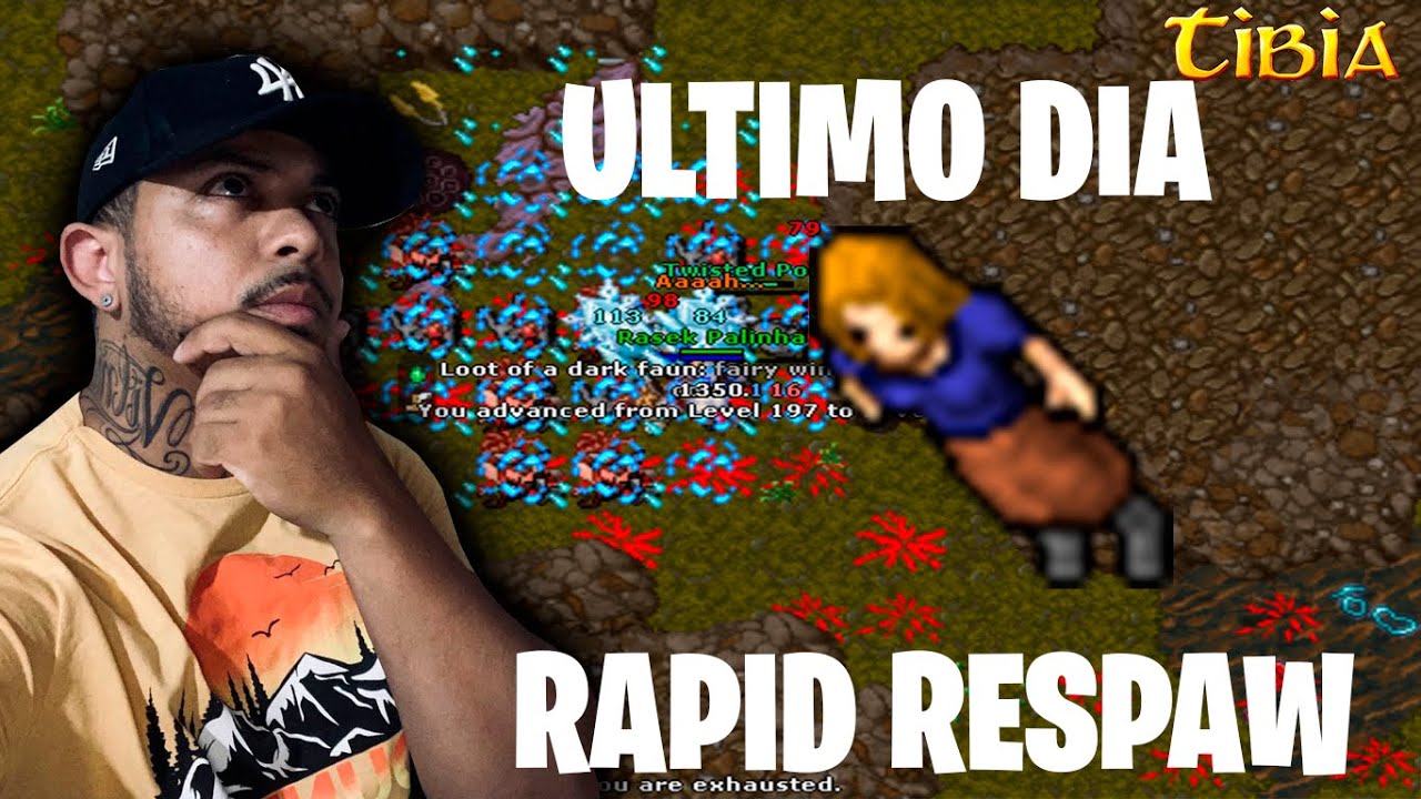 Domingo Bora Ultimo dia de Rasp Respaw -Tibia GLOBAL -  - #tibia #tibiaglobal