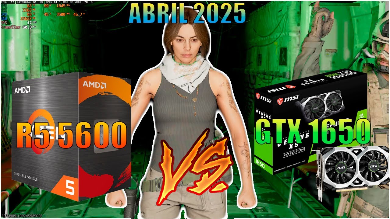 Warzone 2025 - Ryzen 5 5600 | Nvidia GeForce GTX 1650 Ventus XS | 16 GB Ram