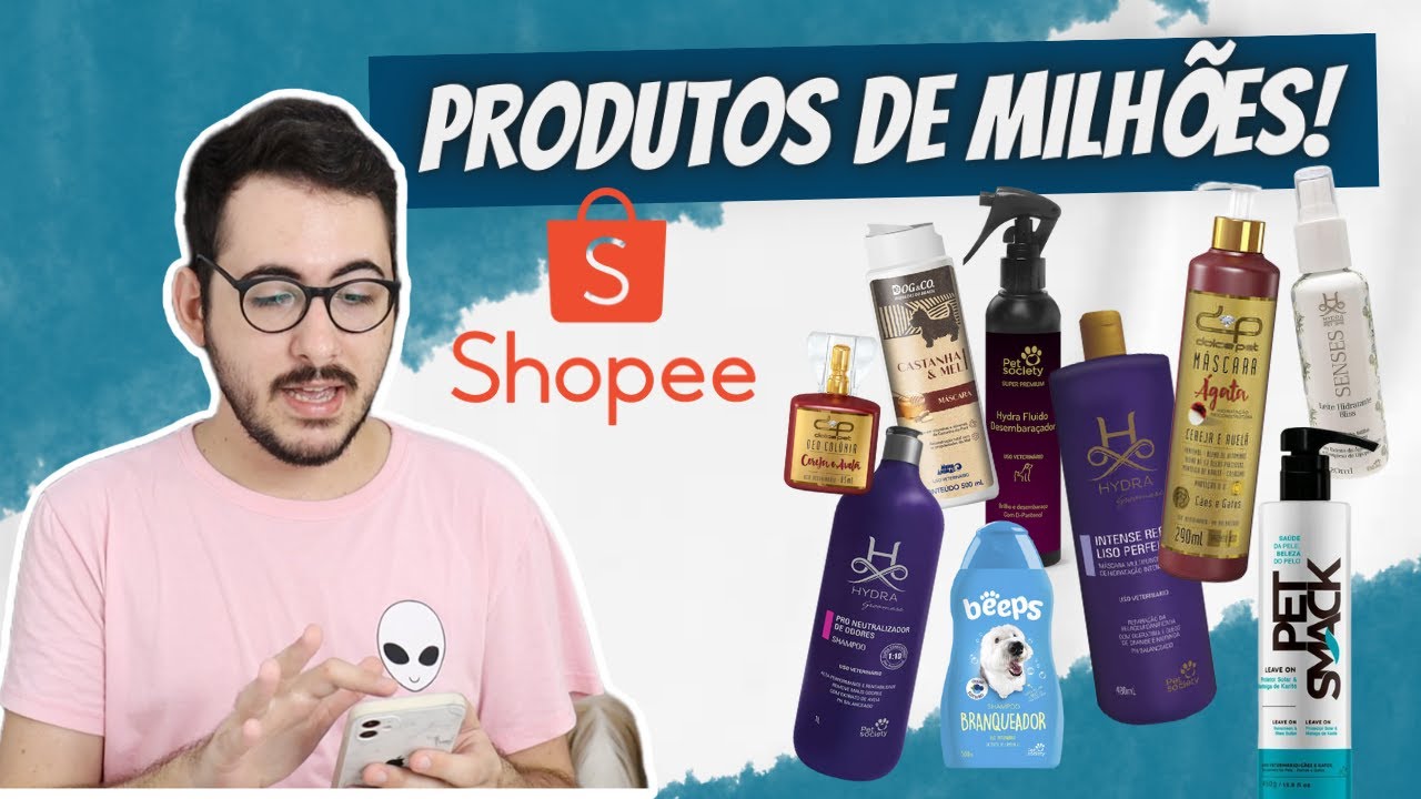 COMPRANDO PRODUTOS PARA O PELO DOS PETS NA SHOPEE