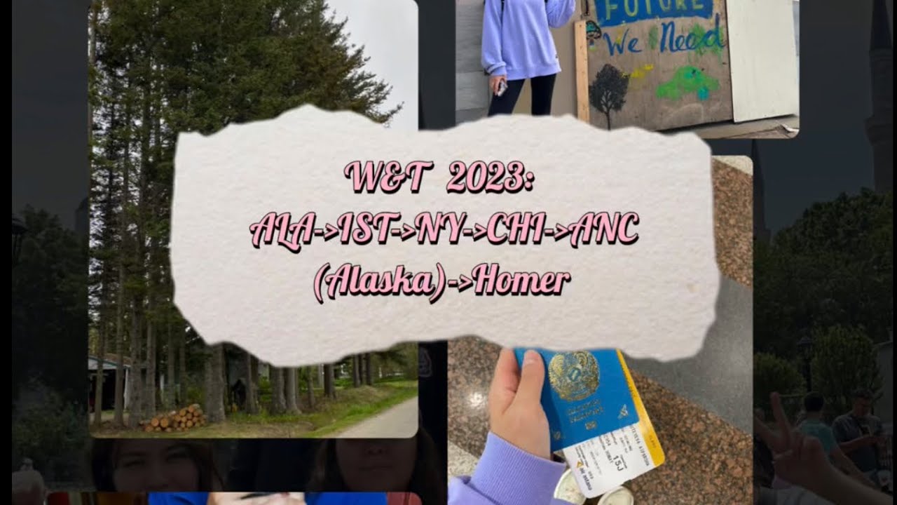 Work & Travel 2023: наш путь с KZ до Америки (Аляска) 🏔️
