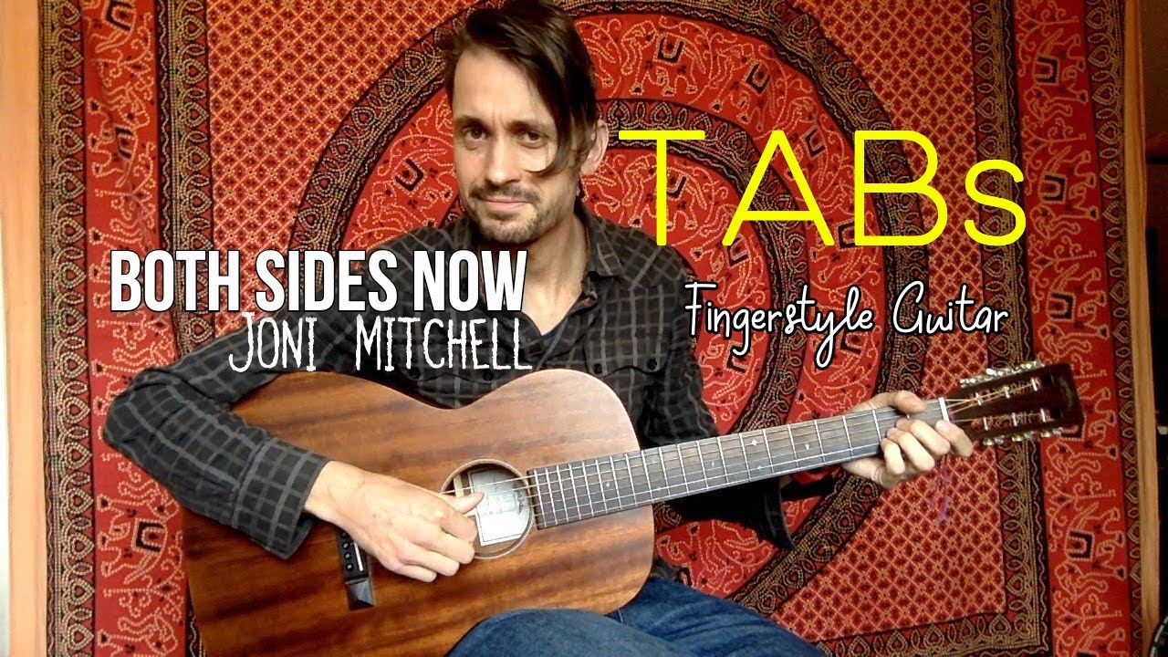 Both Sides Now  | Guitar TABs | Fingerstyle Lesson | Joni Mitchell | Sigma 000M-15S | Acoustic Cover