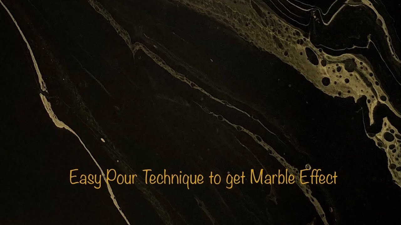 #90 Acrylic Pour Painting literally | Dirty Pour to create Marble Effect | Easy and Fun Technique