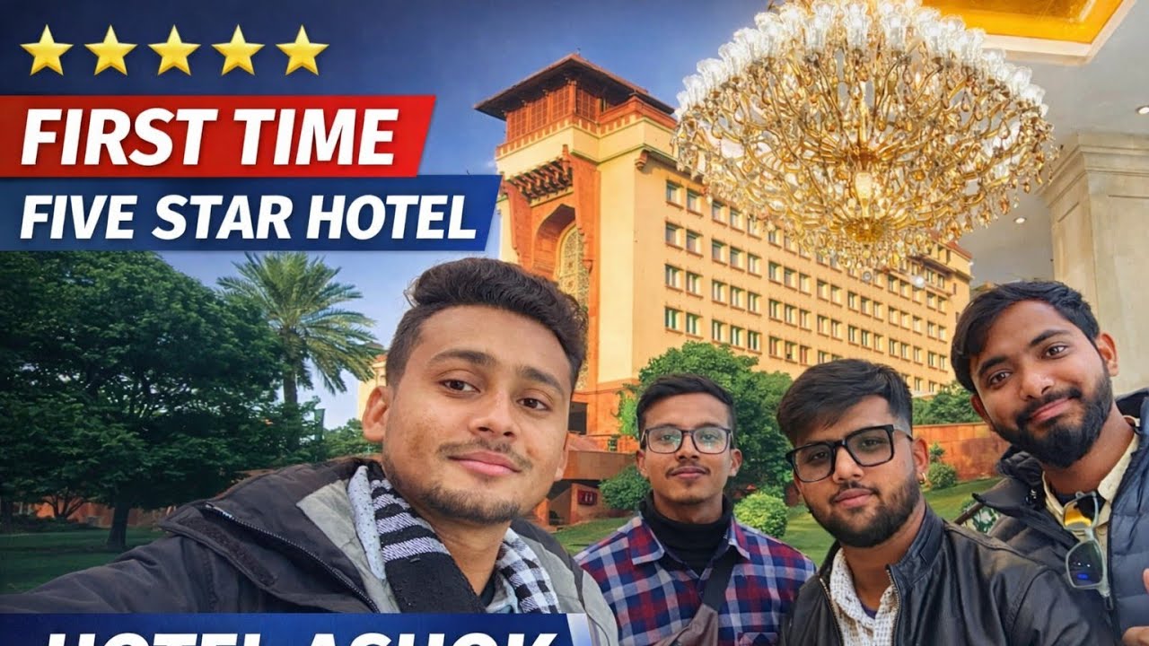 First Time in Five Star Hotel 😍 | Hotel Ashok Delhi Full Tour | VBLYD 2026 | Luxury Vlog