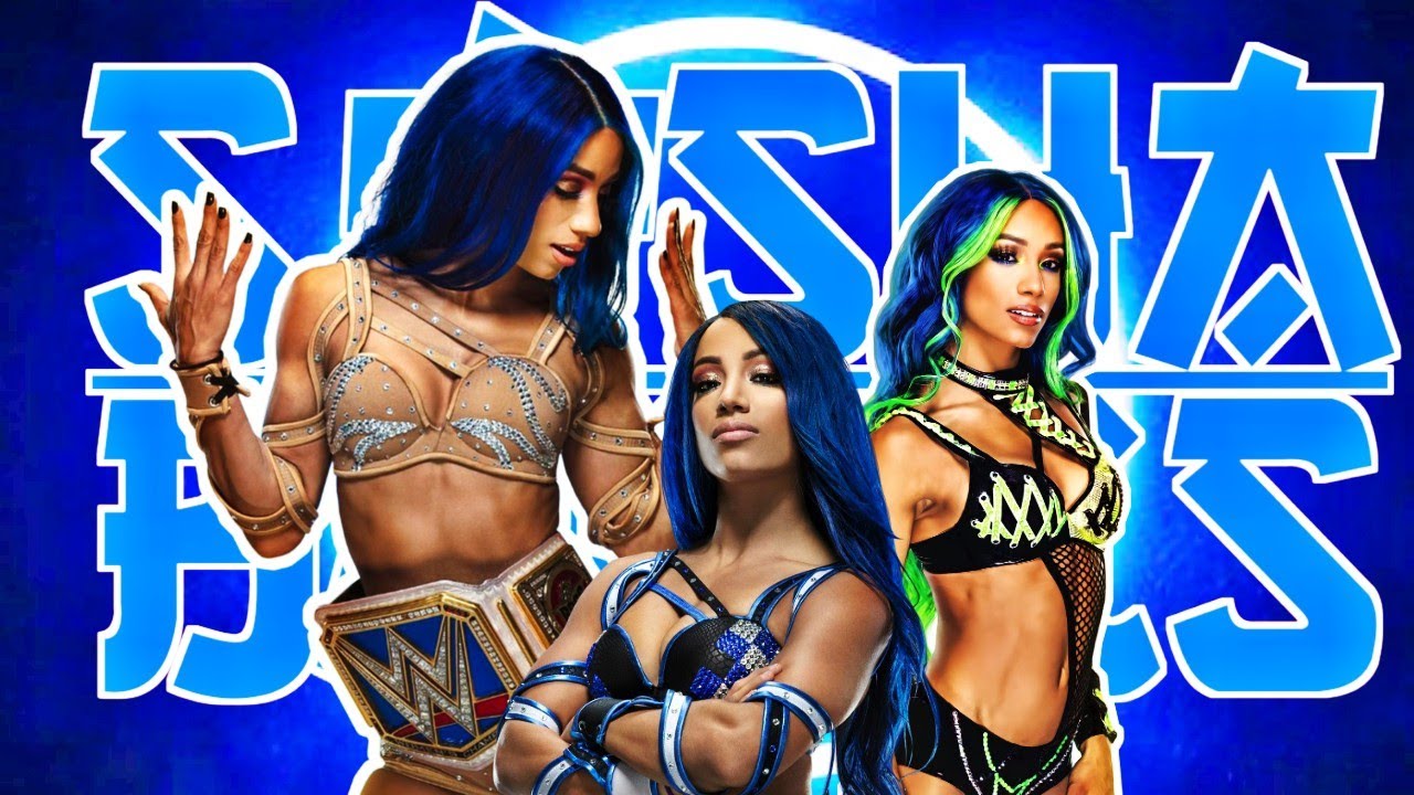 Sasha banks custom titantron| entrance video | Sky's the limit (remix)