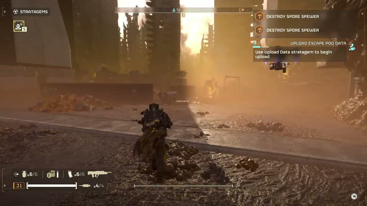 Helldivers 2 - Solo Bug Dive - Phact Bay - Medium: Full Operation