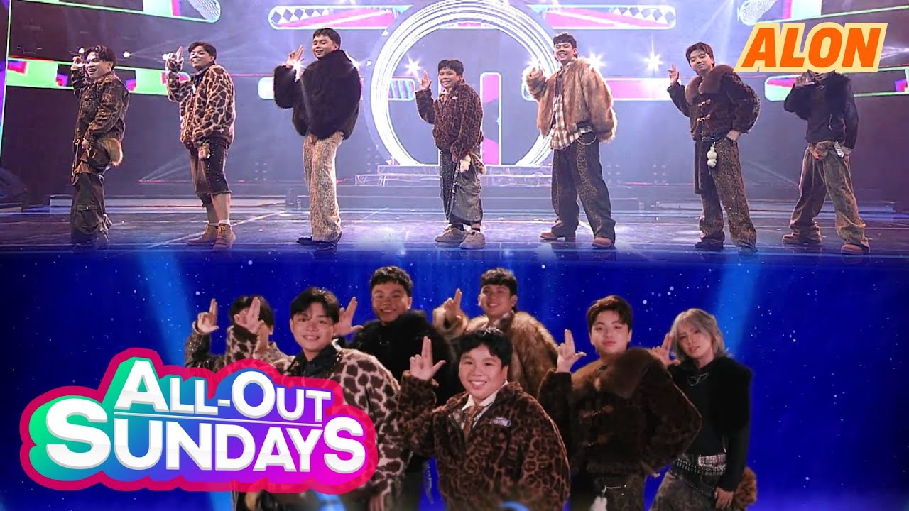 New P-Pop boy group ALON makes waves with power-packed moves on 'AOS'! | All-Out Sundays