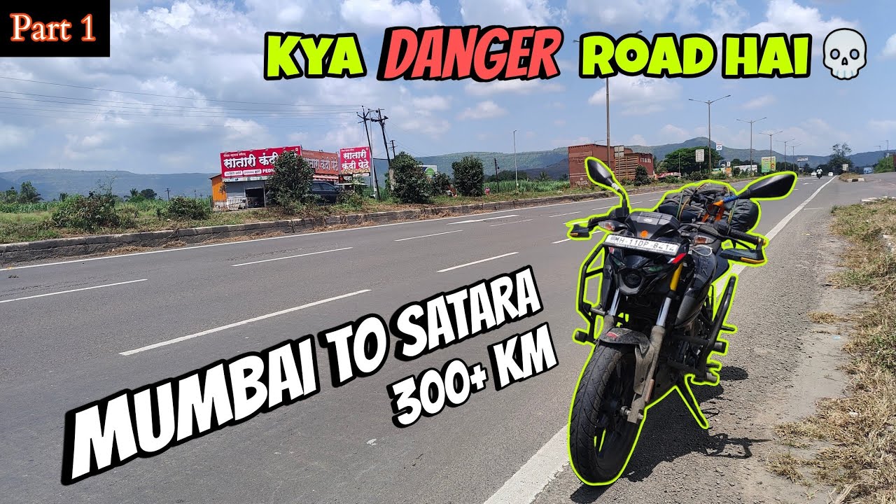 Aaj Jaunga😃 Gaon  (Mumbai To Satara) 300+ Km // Long ride With N160 Part 1