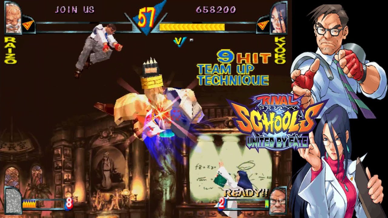 Rival Schools (Arcade) - Justice high schools full story (Hideo/Kyoko)