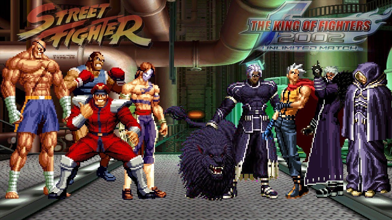 Shadaloo Team vs NESTS TEAM [Kof2002 Mugen]