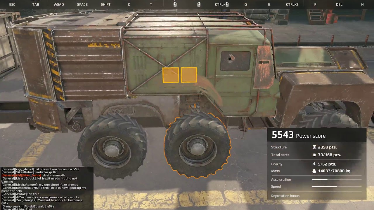 Crossout Lets build - Ultra-Late-Night build, convoy truck
