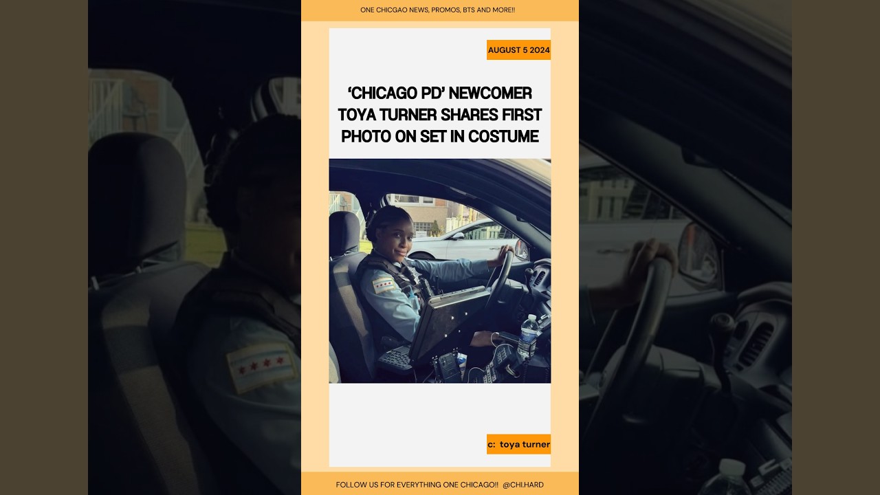 Toya Turner shares first photo on set of Chicago PD Season10 #chicagopd