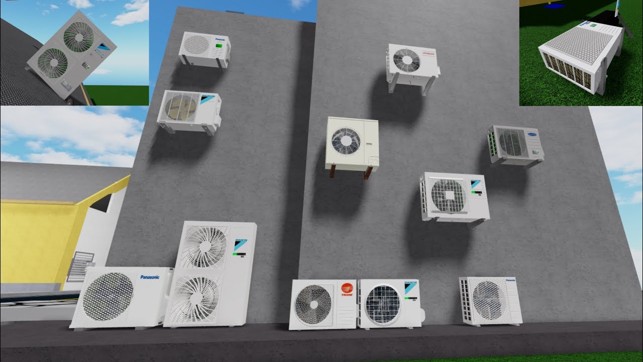 Funny Air Conditioner Suburban Rare AC - Roblox