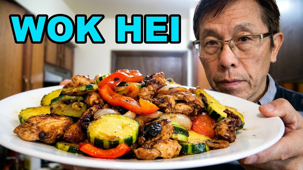 Chinese Chicken Stir Fry With Wok Hei (Easy Chinese Cooking) Learn Velveting To Tenderize Chicken