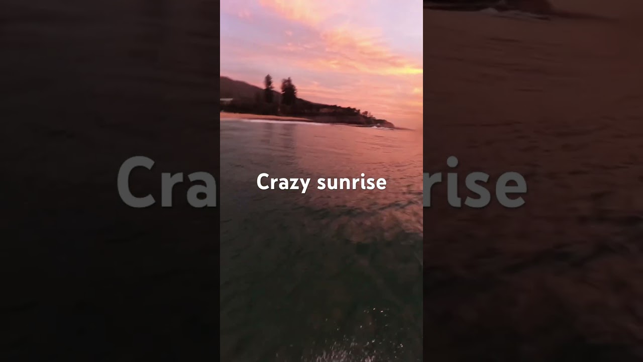 Sunrise surf 🏄‍♂️ 