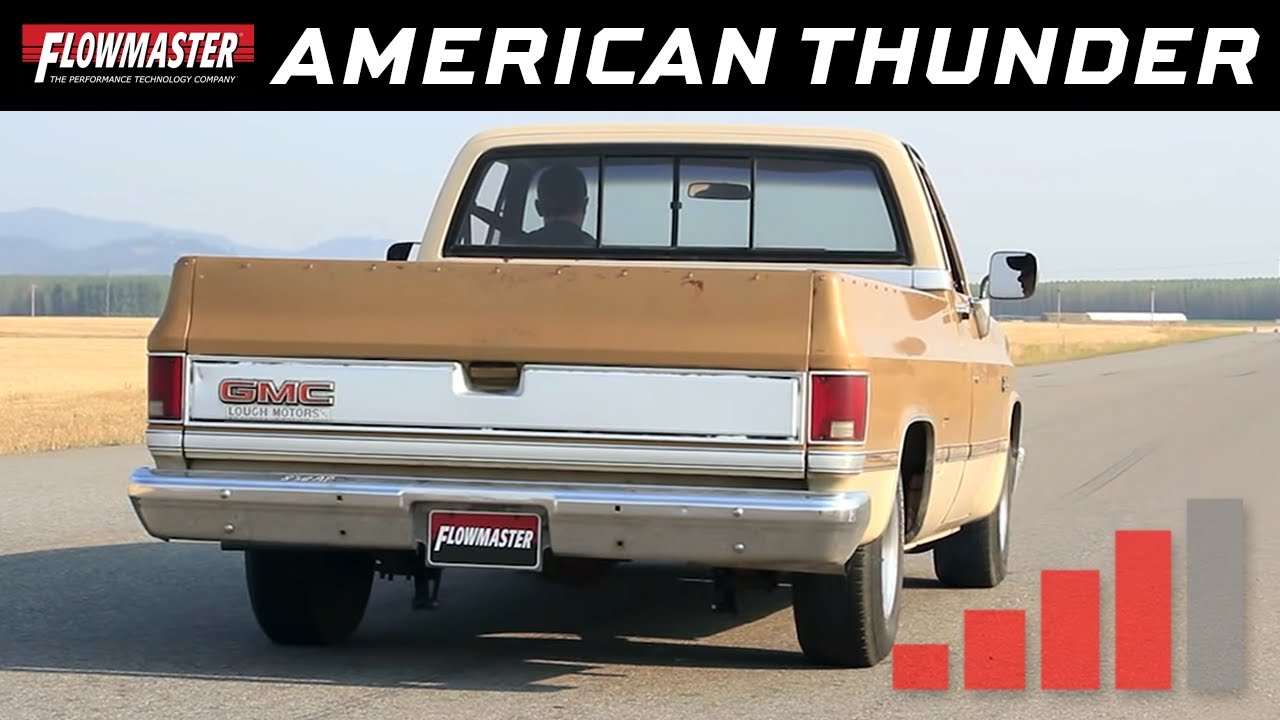 1973-74 GM C10/C20 - выхлопная система Flowmaster American Thunder 17742