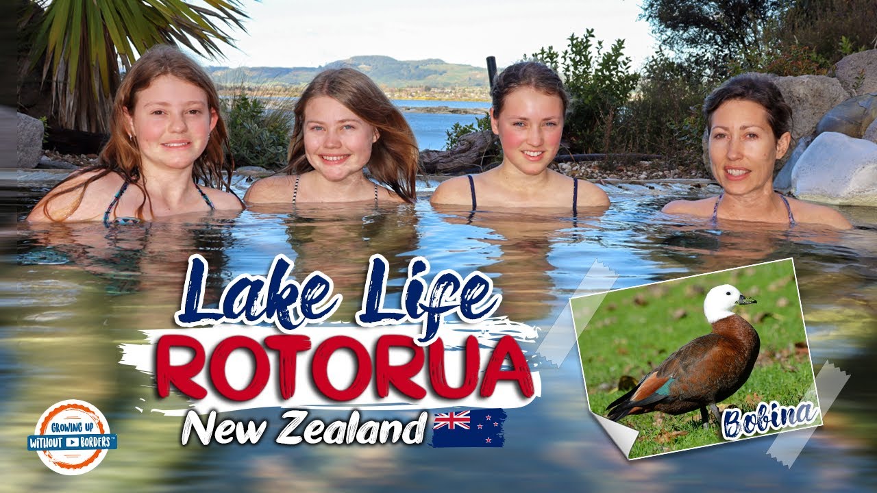 We Adopted a Duck! 🦆🇳🇿 Lake Home Living in New Zealand & Polynesian Spa Tour | 197 Countries, 3 Kids