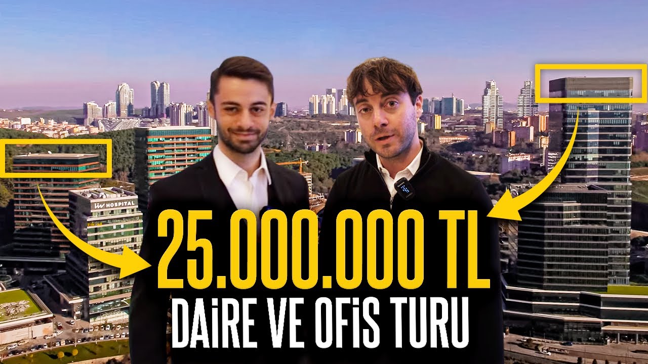 Londra'da Değil İstanbul'da Lüks Bir Daire ve Ofis Turu! Vadistanbul Evleri