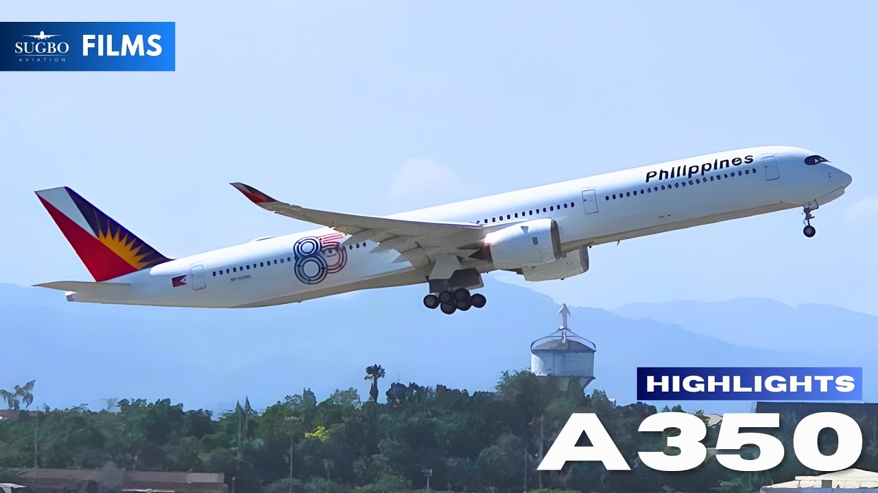PURE A350XWB ACTION! Airbus A350-900 & -1000 Highlights at Mactan-Cebu Airport ✈️🇵🇭