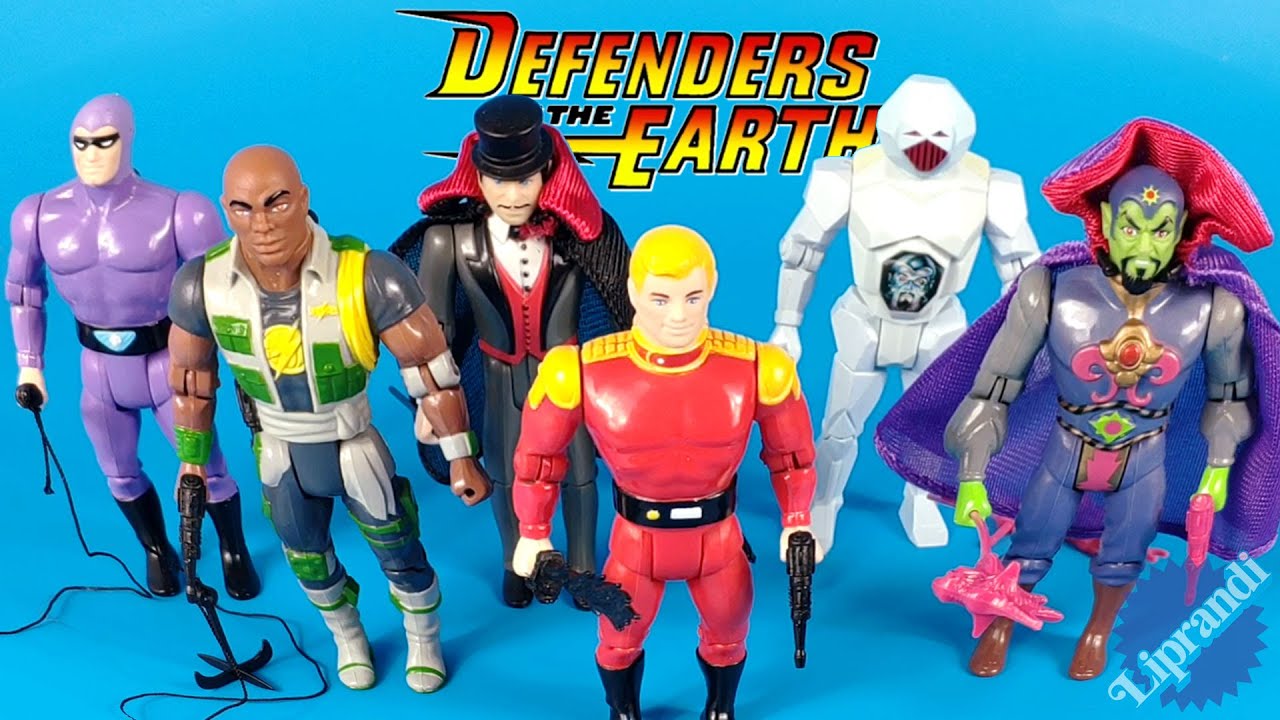 DEFENDERS OF THE EARTH - GALOOB 1986 - BACK THEN VINTAGE REVIEW