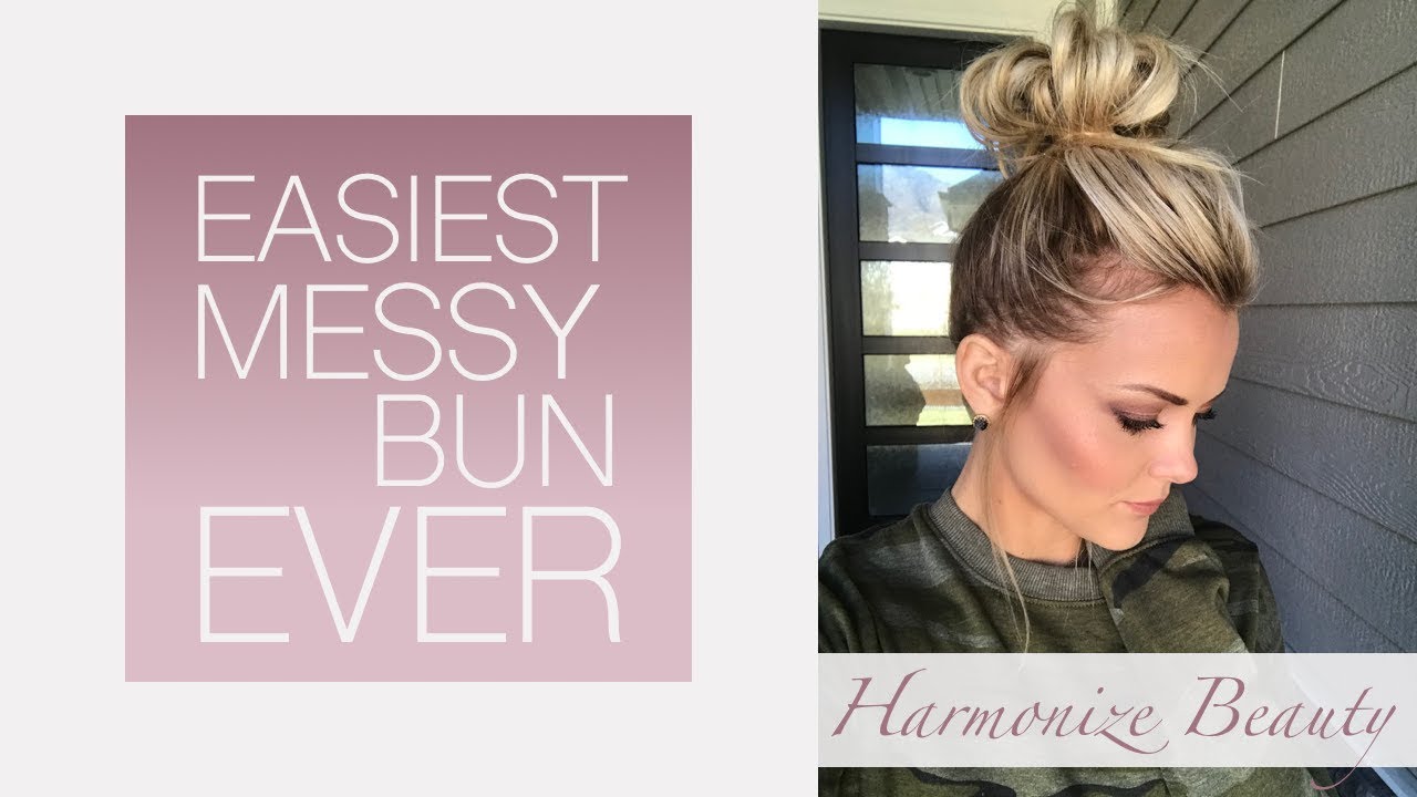 Самый простой небрежный пучок в вашей жизни! - Harmonize_Beauty
