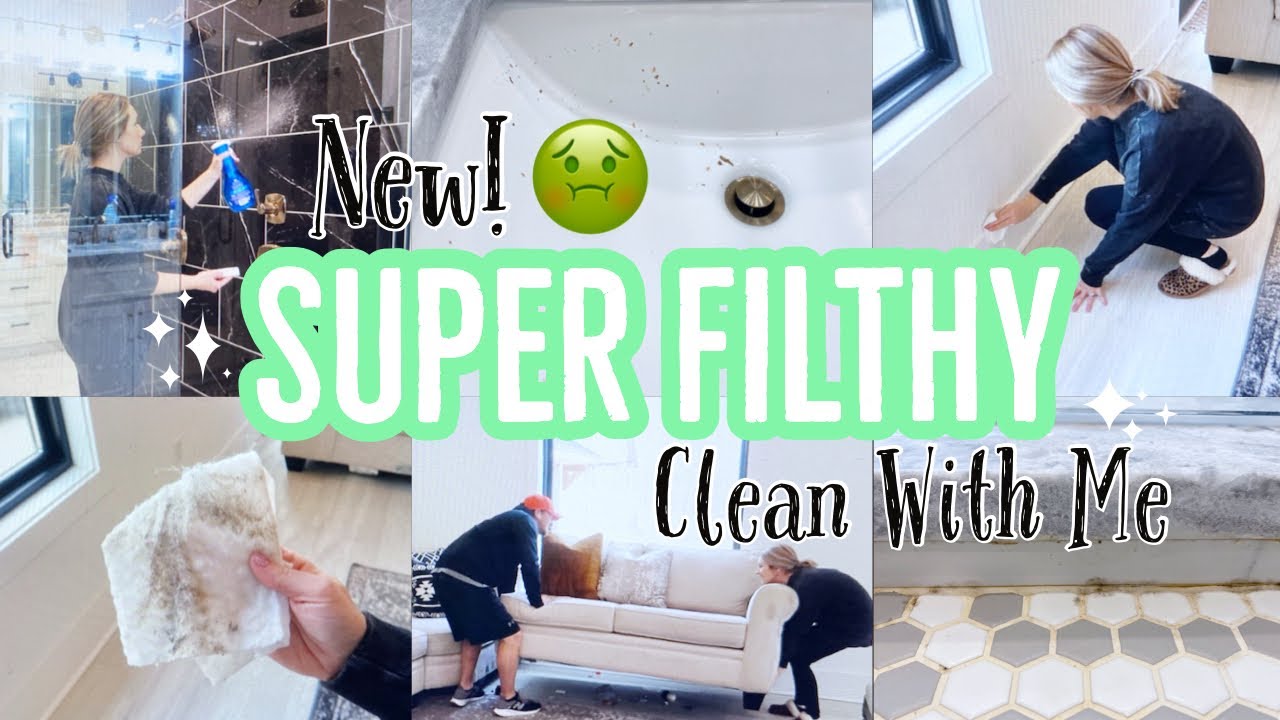 SUPER FILTHY EXTREME CLEAN WITH ME | MEGA CLEANING MOTIVATION | ULTIMATE CLEAN WITH ME 2021