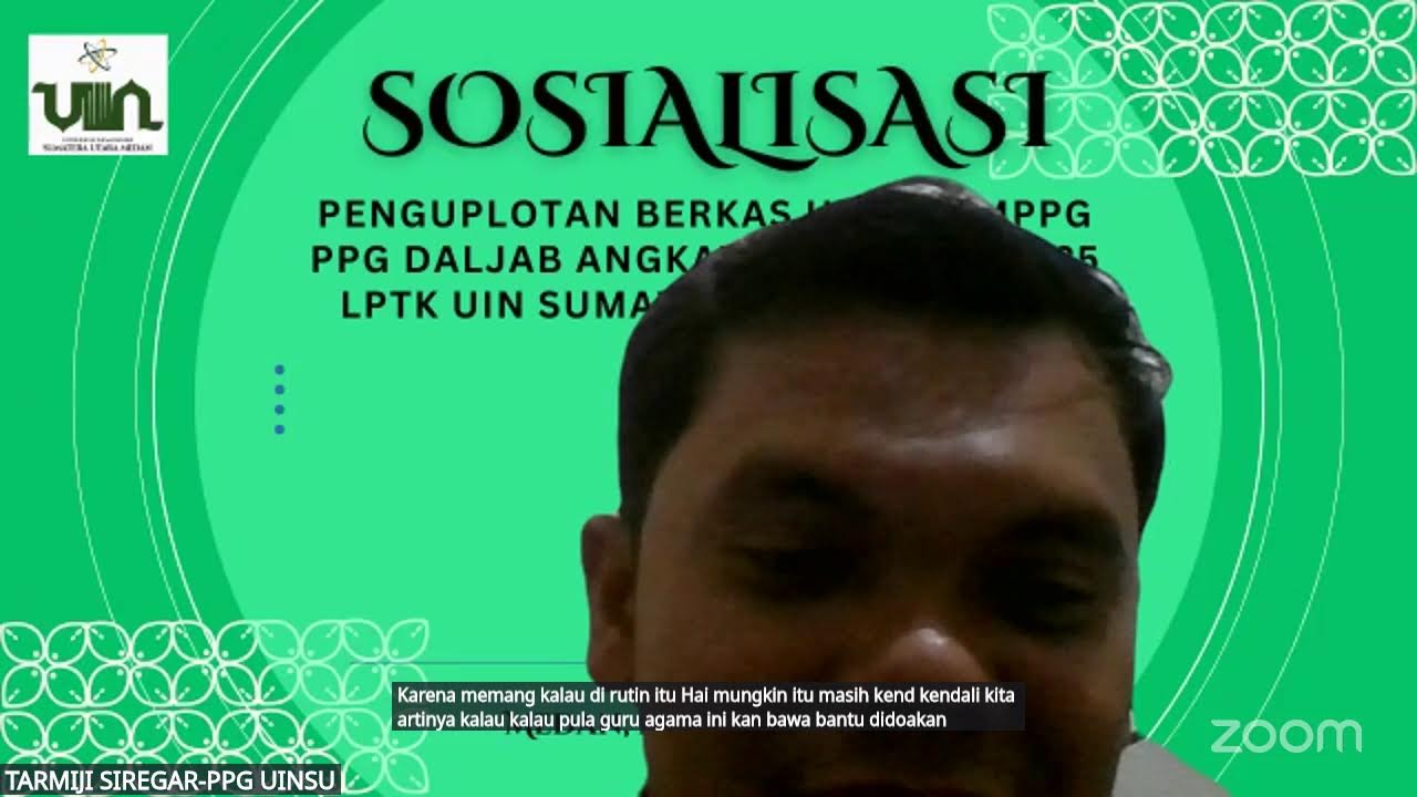 SOSIALISASI PENGUPLOTAN BERKAS UKIN UKMPPG PPG DALJAB ANGKATAN 2 2025