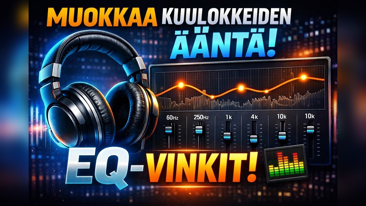 Kuulokkeiden soundin muokkaamisen perusteet - EQ