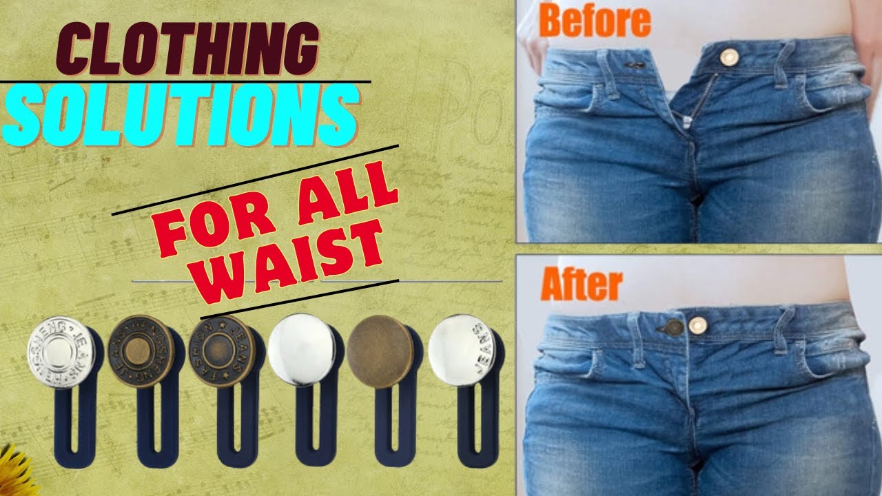 Simple & Durable solution for Flexible Pants | Waist Extender Button
