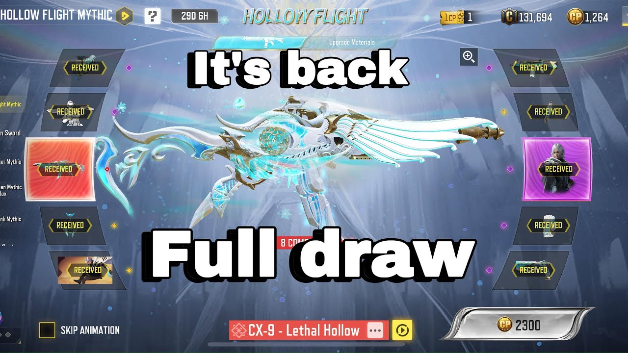 Buying Mythic CX-9 Lethal Hollow Full draw | call of duty mobile