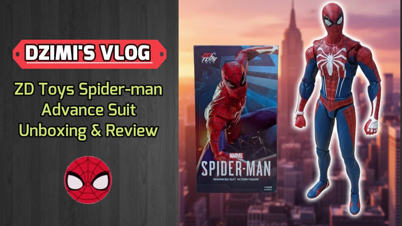 Marvel’s Spider-Man Advanced Suit (ZD Toys) | Full Unboxing & Review | DZIMI's Vlog