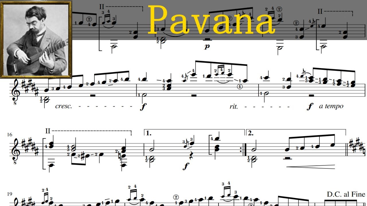 F. Tarrega, Pavana