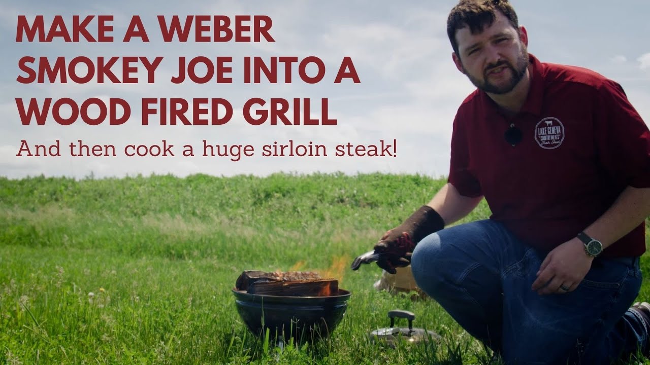 Make a Smokey Joe Into a Wood Fired Grill