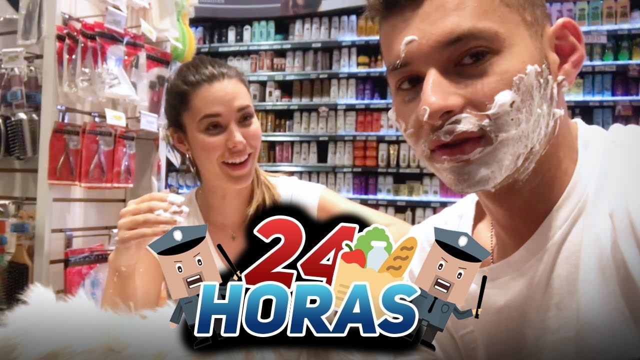 24 HORAS EN UN SUPERMERCADO *final inesperado*