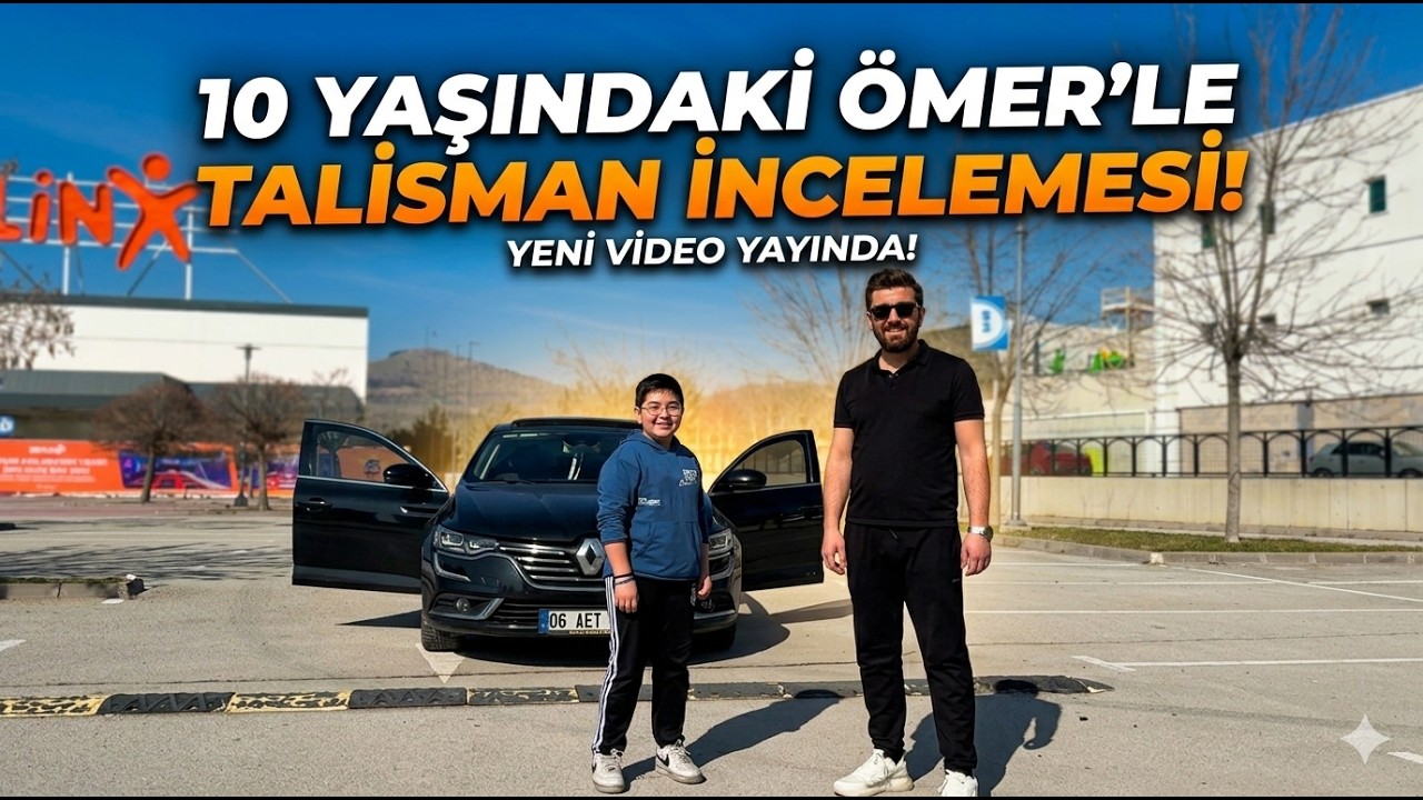 10 Yaşındaki Ömer Renault Talisman İnceleme yapıyor