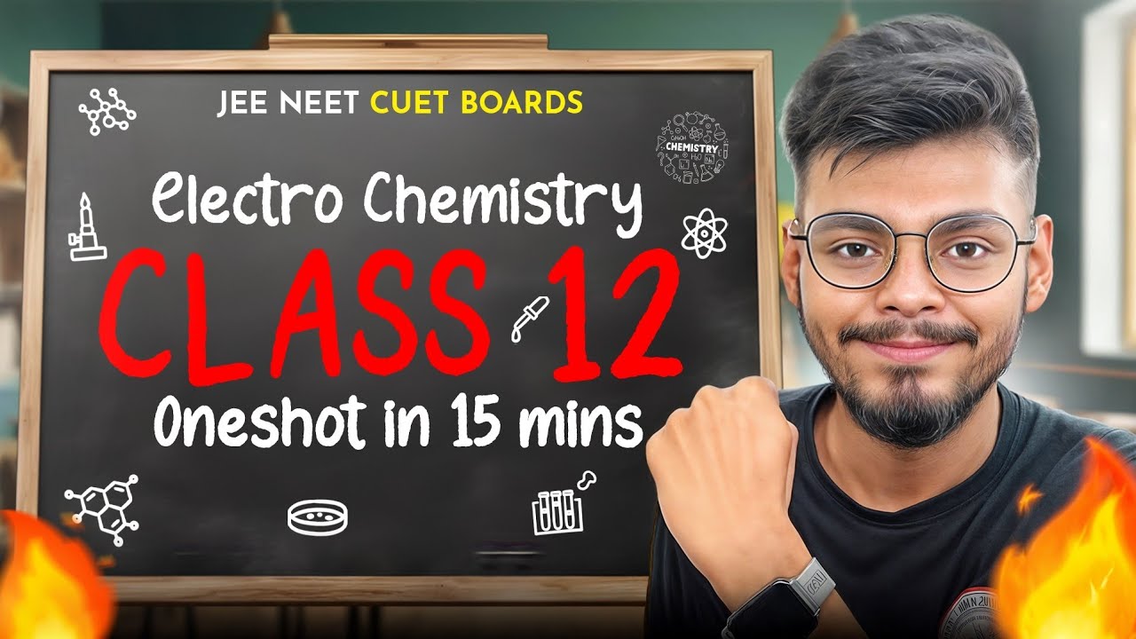 Electrochemistry Class 12 One Shot in 15 Minutes ⏳🔥| Chemistry | JEE | NEET | CUET | Boards #2025