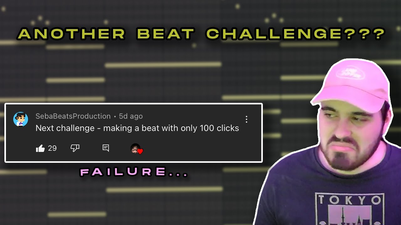 Making a Beat With Only 100 Clicks Challenge | FL Studio Tutorial