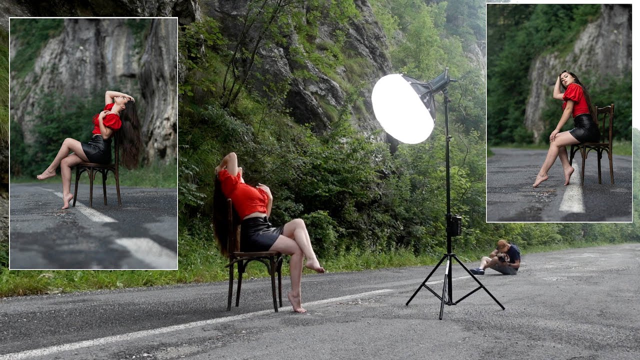 LED light Outdoor Portraits  test  led light by Smallrigs  RC 120D