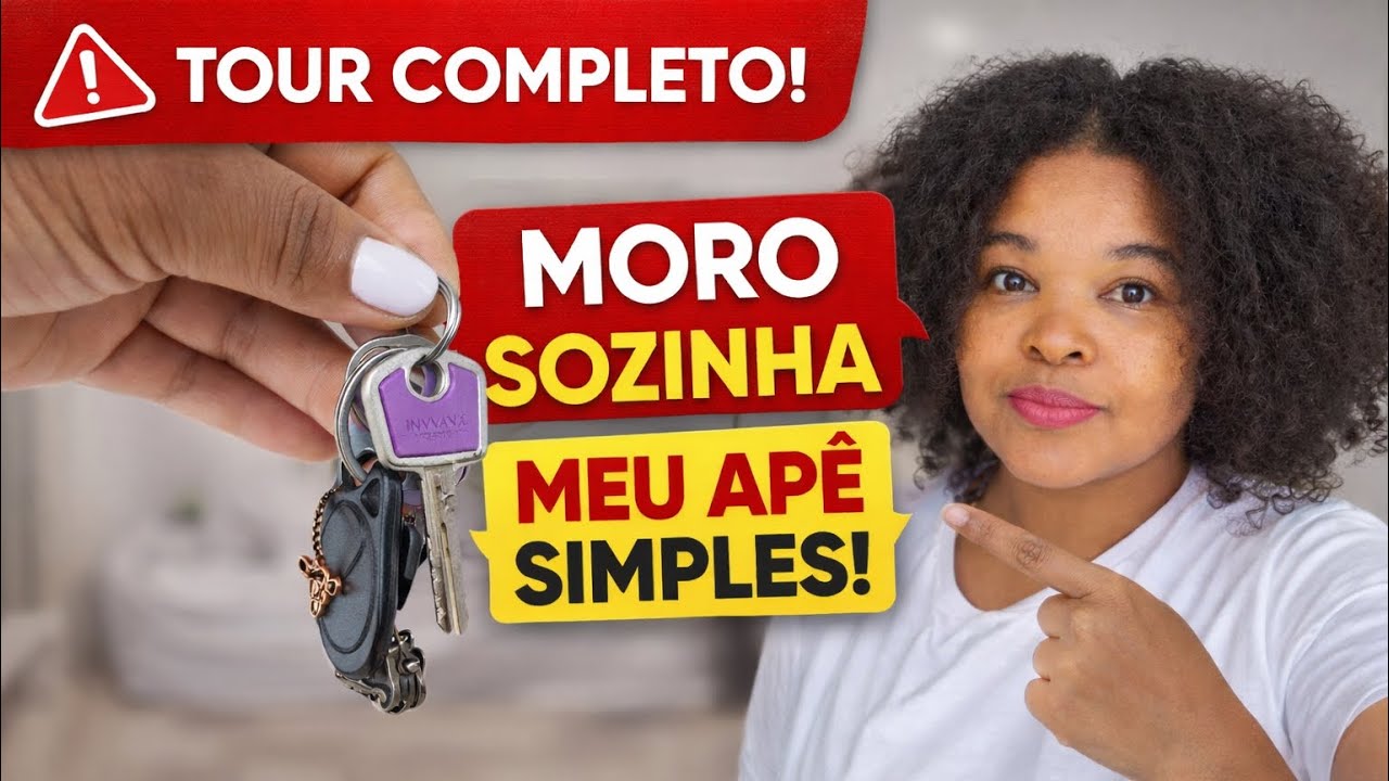 Tour pelo meu apartamento alugado | morando sozinha #morandosozinha 