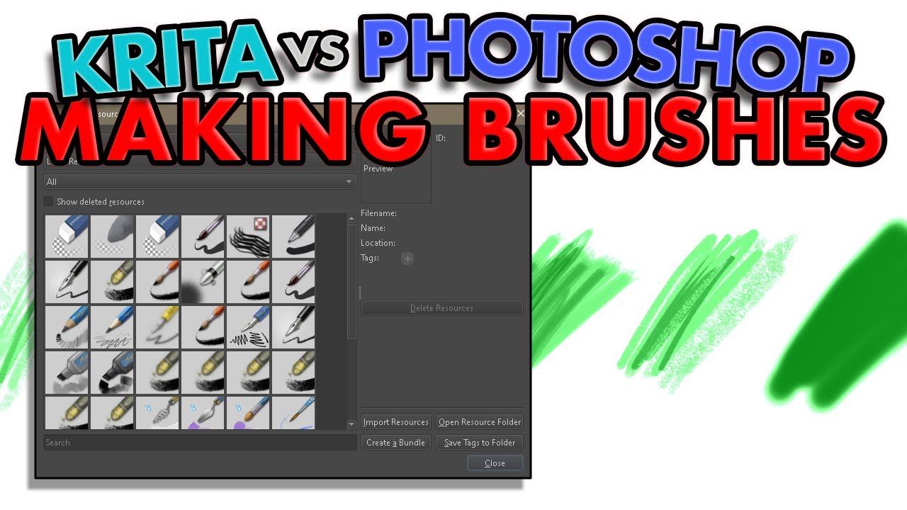 krita v photoshop 6: brushes