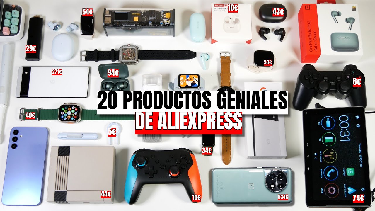 20 productos de ALIEXPRESS casi regalados 💥 ¡Aprovecha las ofertas del ANIVERSARIO!
