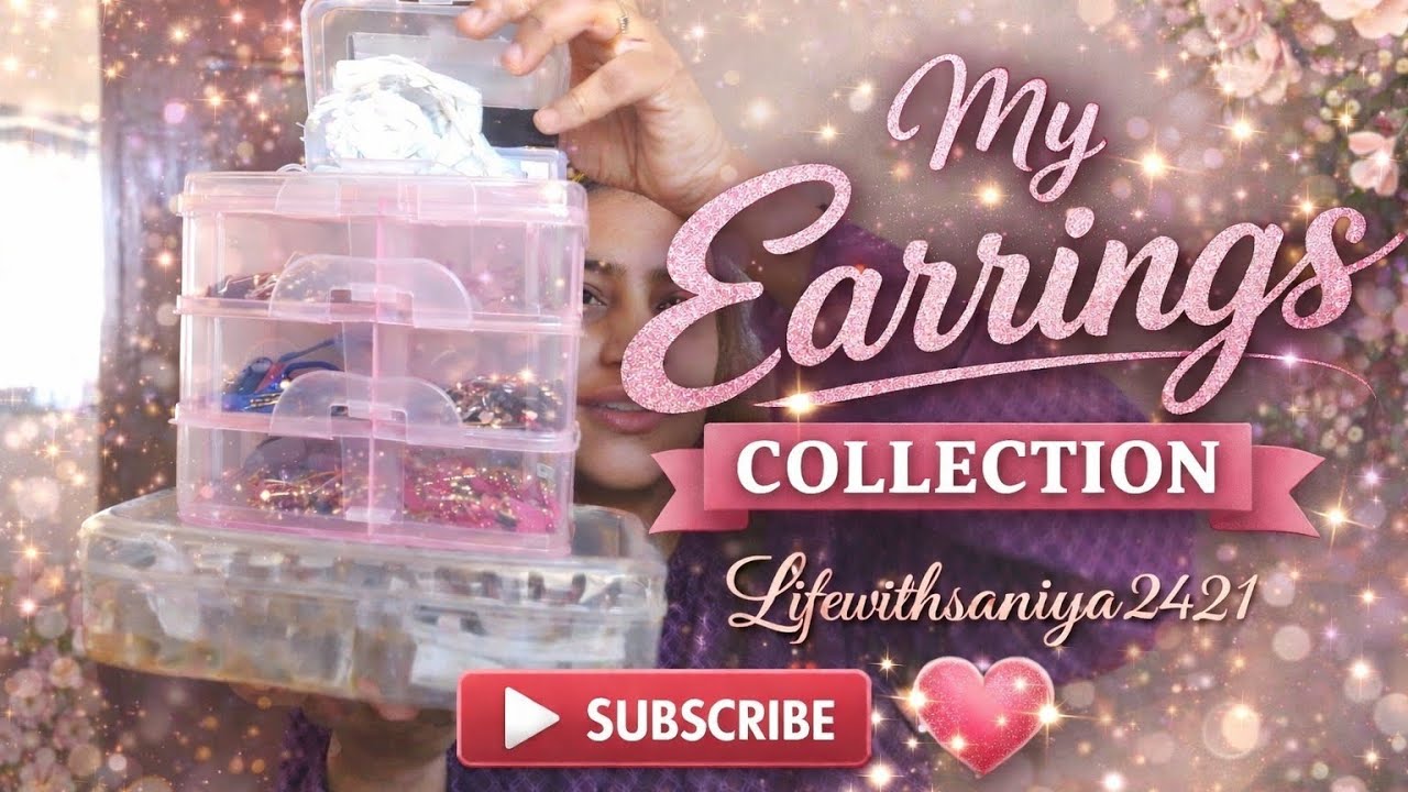 MY EARRINGS COLLECTION🤩|This is your sign to start an earring collection😌✨|Lifewithsaniya2421 