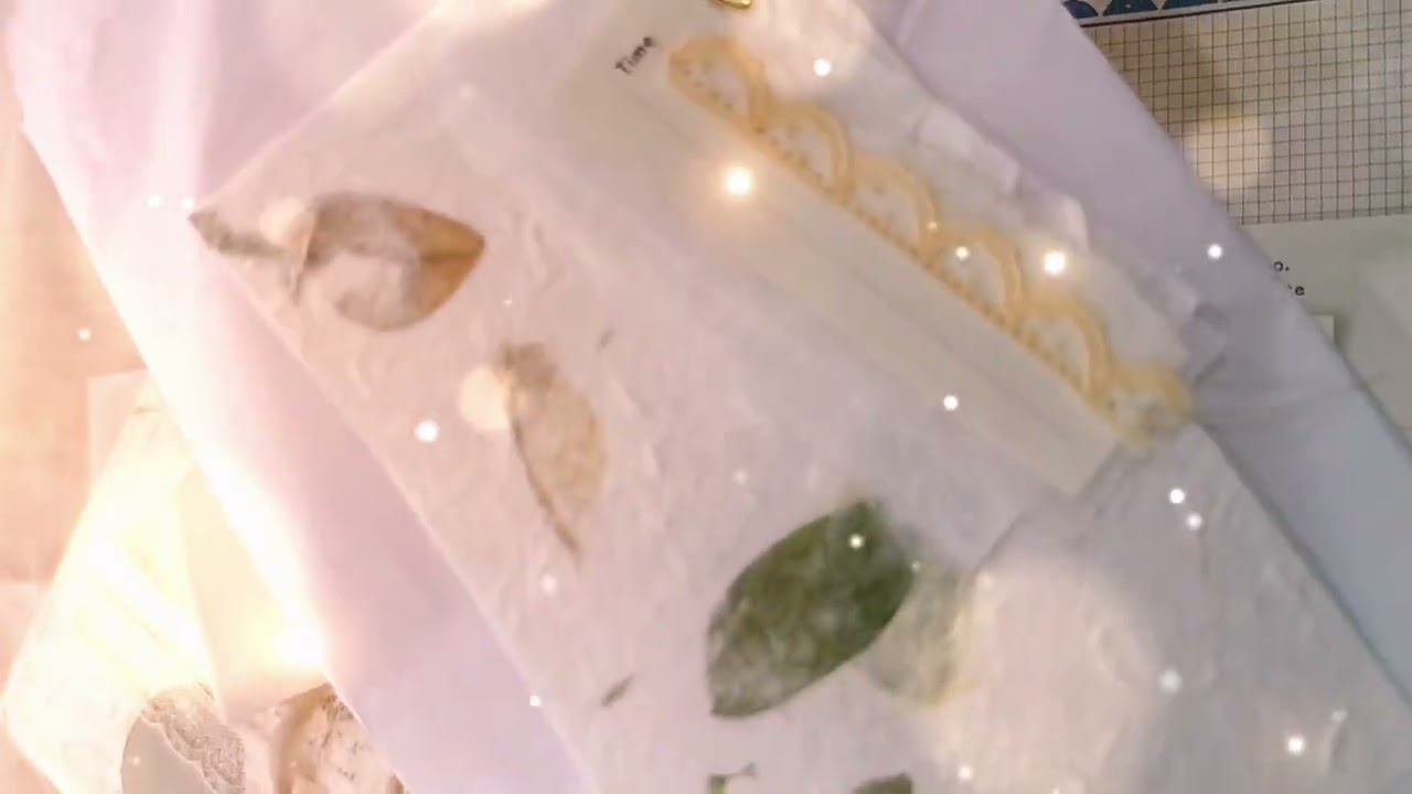 | ASMR | Unboxing White Vintage Themed Scrapbook Supplies | Arts And Craft | Papers, Patterned Paper
