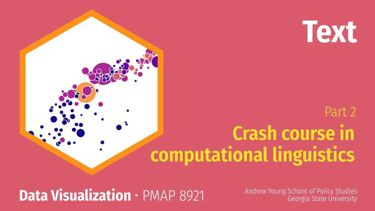 PMAP 8921 &bull; (13) Text: (2) Crash course in computational linguistics