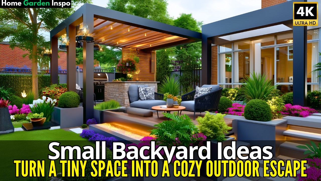 Small Backyard Ideas 2025: Turn a Tiny Space Into a Cozy Outdoor Escape