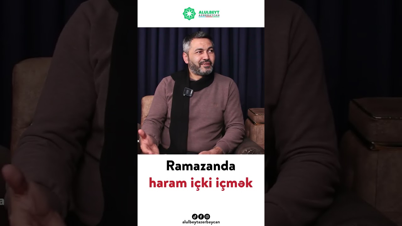 Ramazanda haram içki içmək