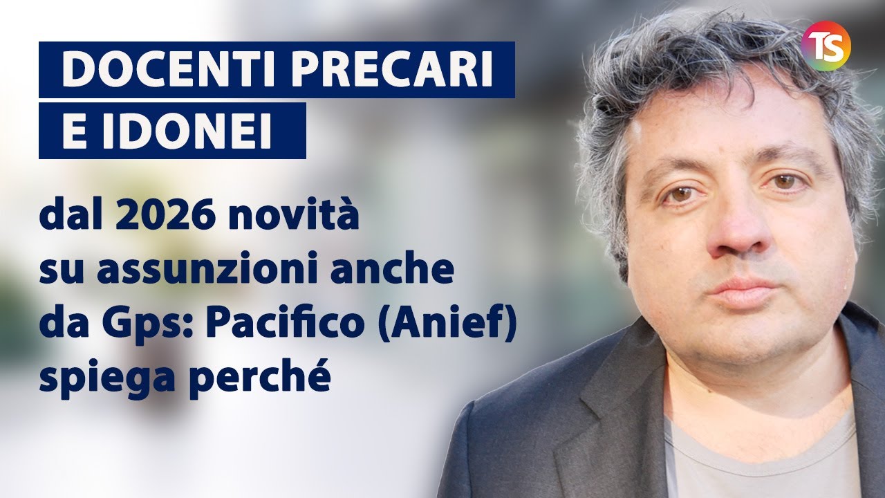 Docenti precari e idonei, dal 2026 novità su assunzioni anche da Gps: Pacifico (Anief) spiega perché