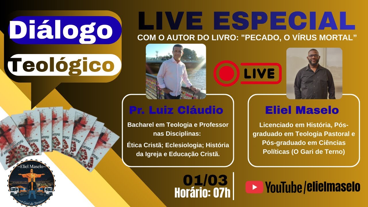 LIVE ESPECIAL Com o autor do Livro: 