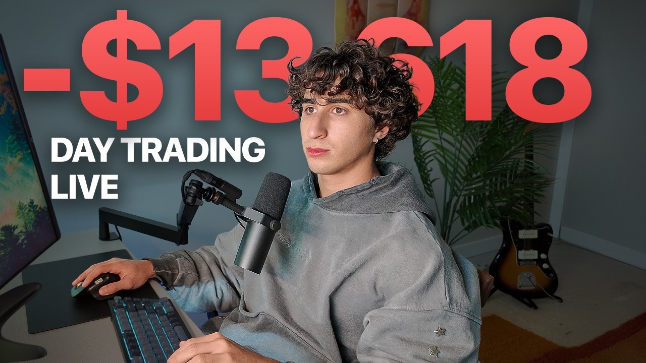 How I Lost 13,618 Day Trading In 5 MINUTES (RED WEEK?!?)