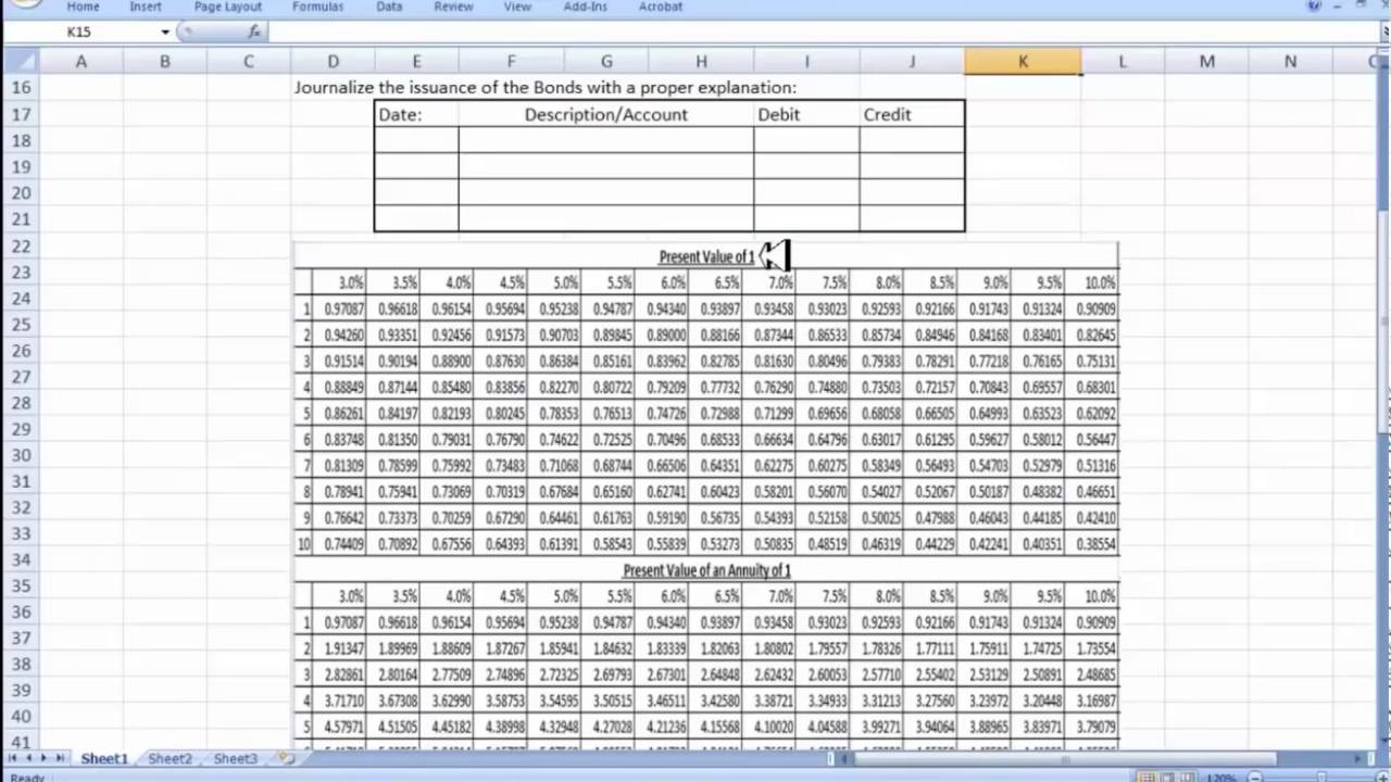 How to Calculate present value of a Bond